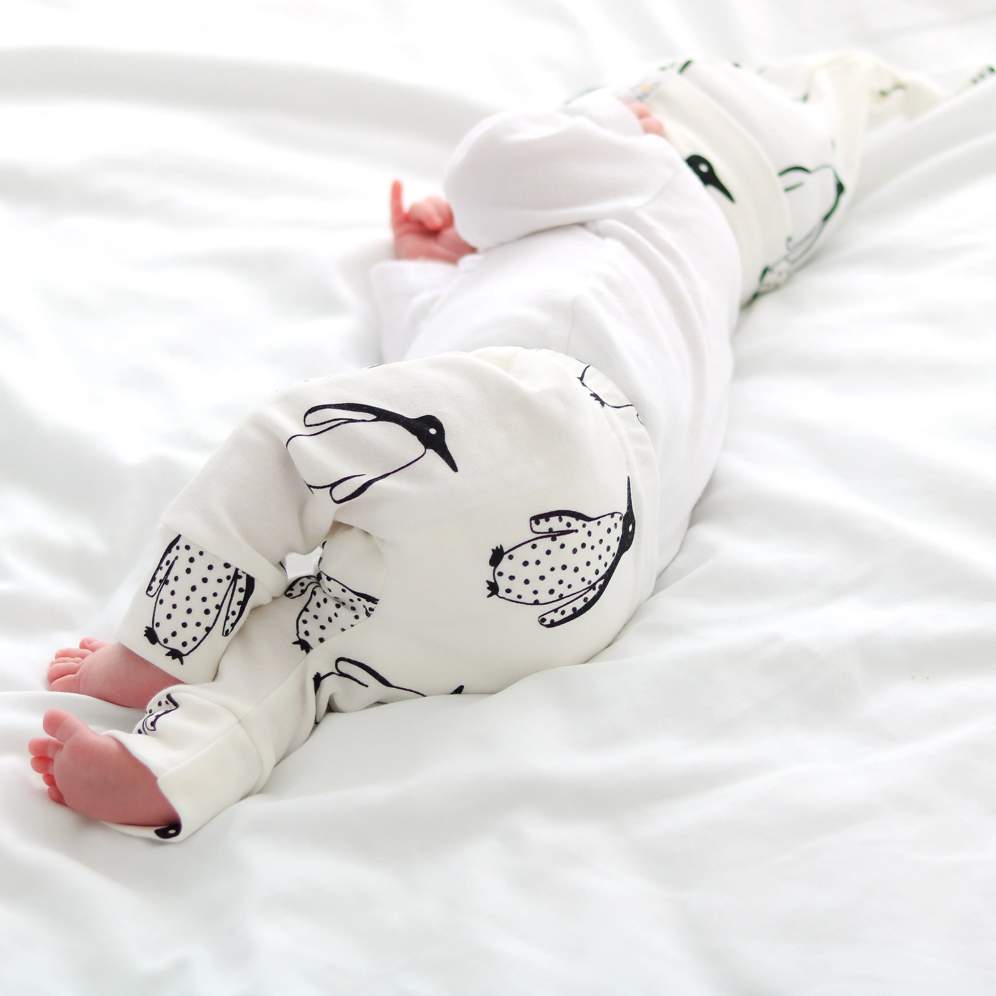 Milk Penguin Baby Leggings