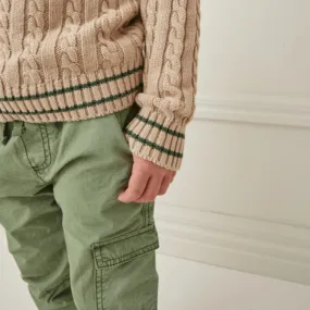 Milky Green Cargo Pant