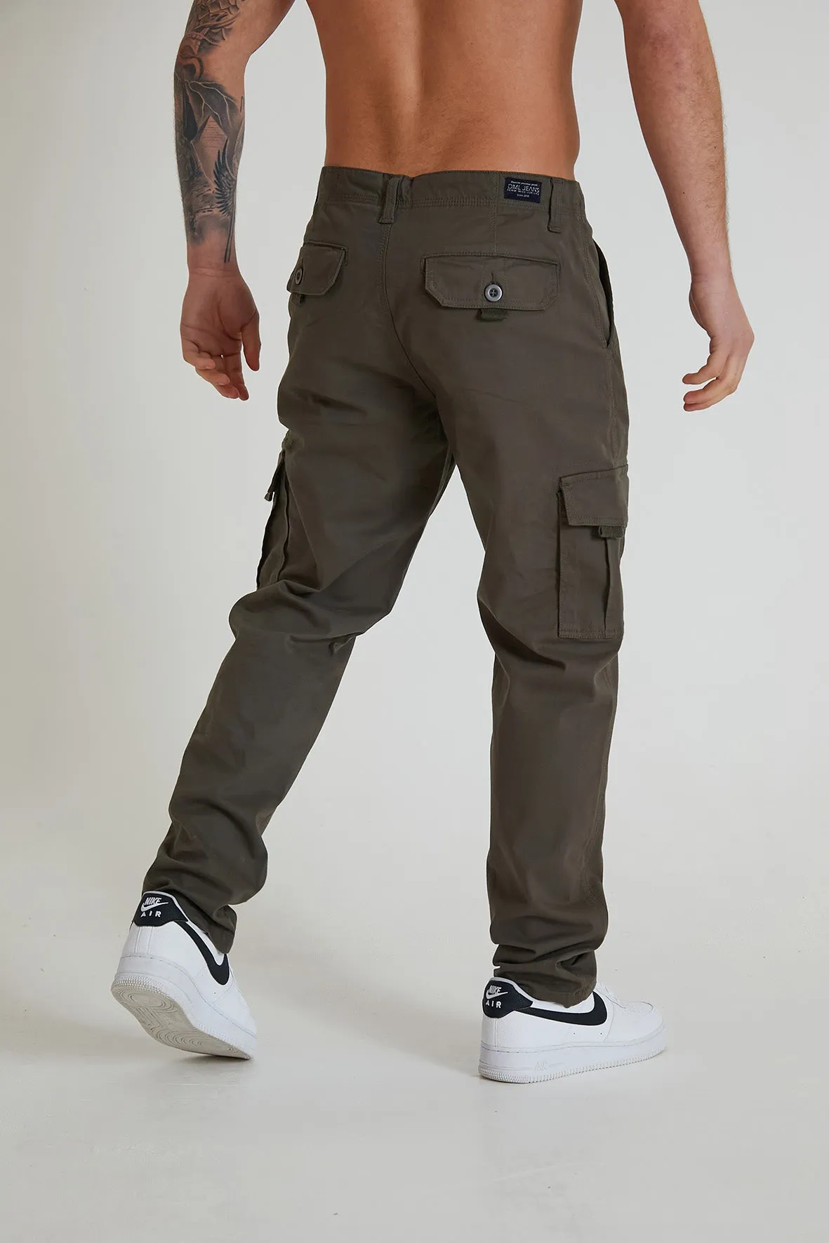 Nighthawk cargo pant in premium cotton twill - Olive