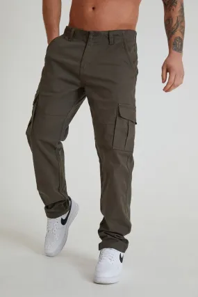 Nighthawk cargo pant in premium cotton twill - Olive