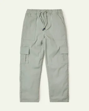 Olive Pull Up Trousers