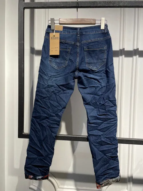 Onado Reversible Denim Jeans Amanda Blue