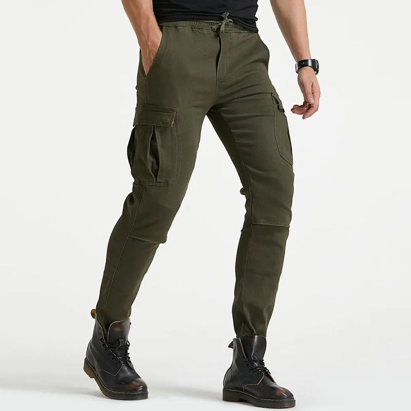 Outdoor Slim Motorcycle Riding Casual Men's Pants