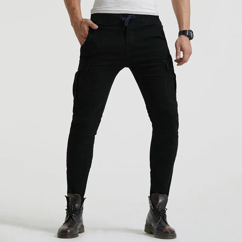 Outdoor Slim Motorcycle Riding Casual Men's Pants