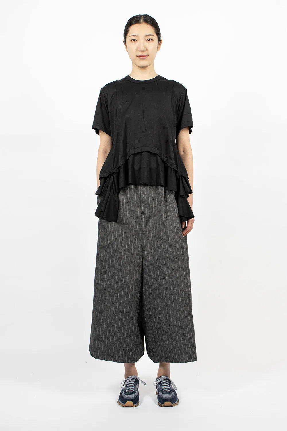 Pinstriped Pants Grey