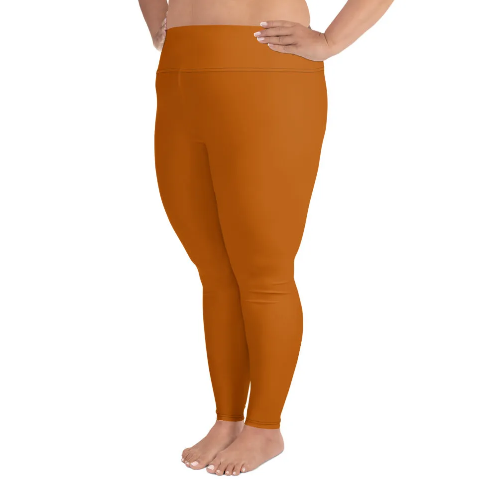 Plus Size Leggings Cinnamon