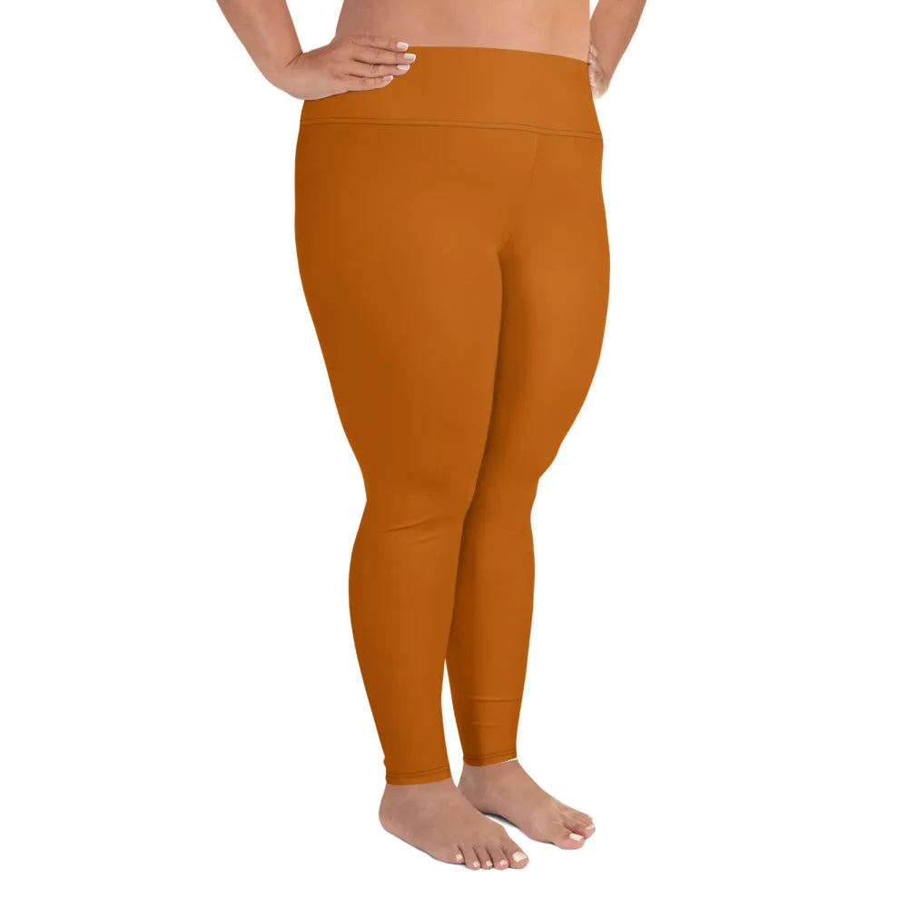 Plus Size Leggings Cinnamon