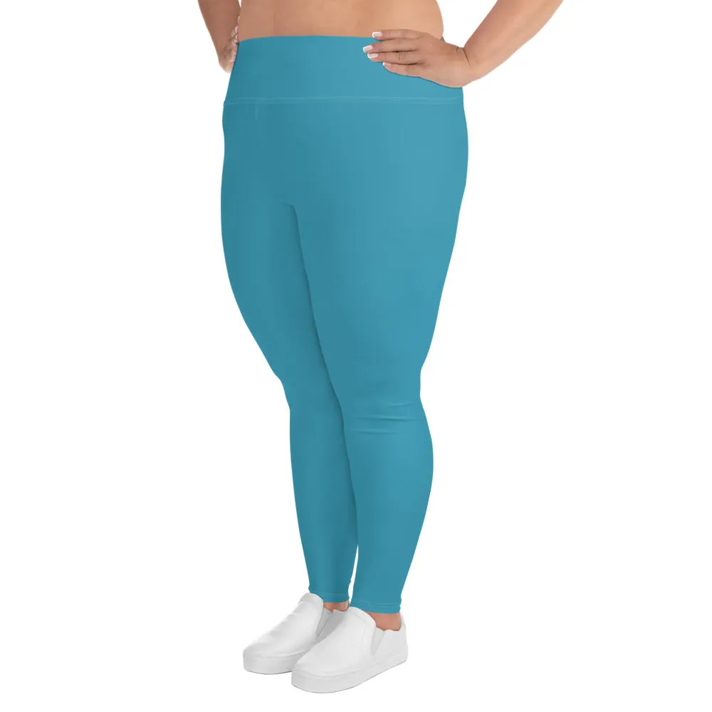 Plus Size Teal Leggings