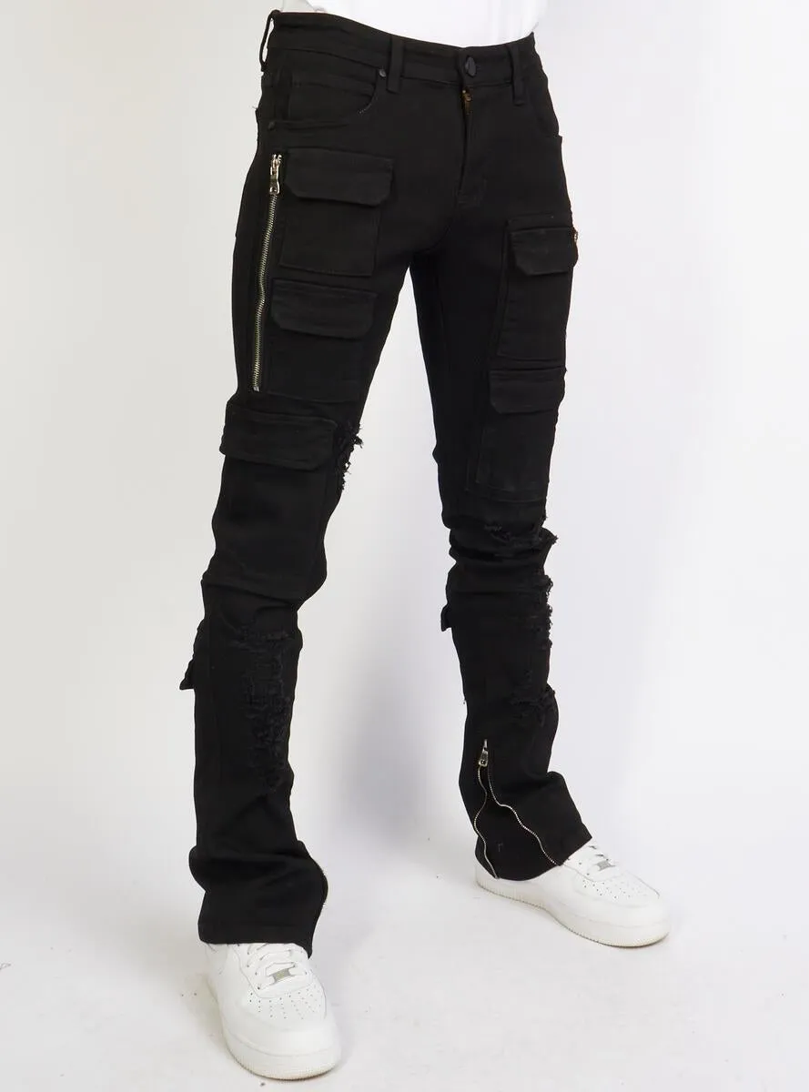 Politics Jeans - Murph - Skinny Stacked - Jet Black - 505