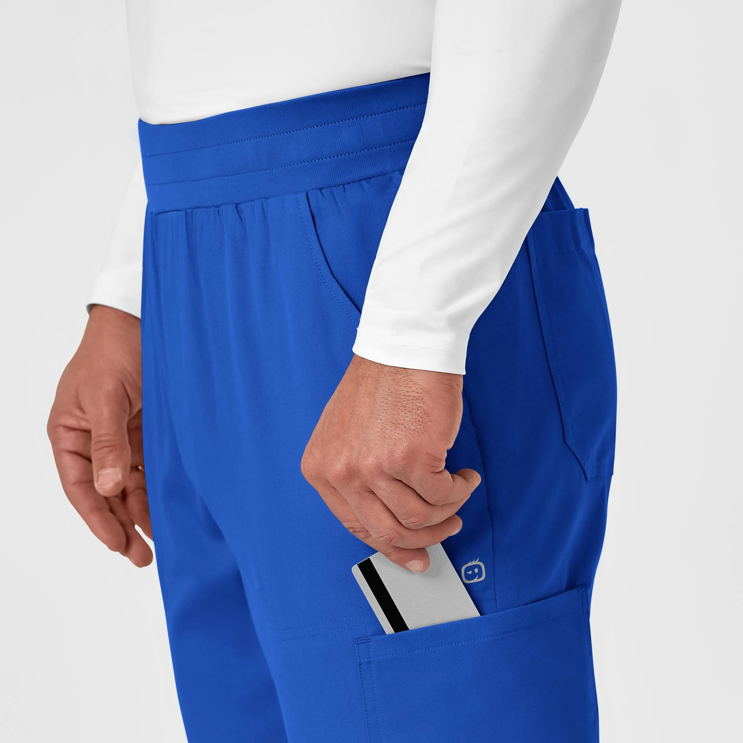 PRO Men's Cargo Jogger Scrub Pant - Royal