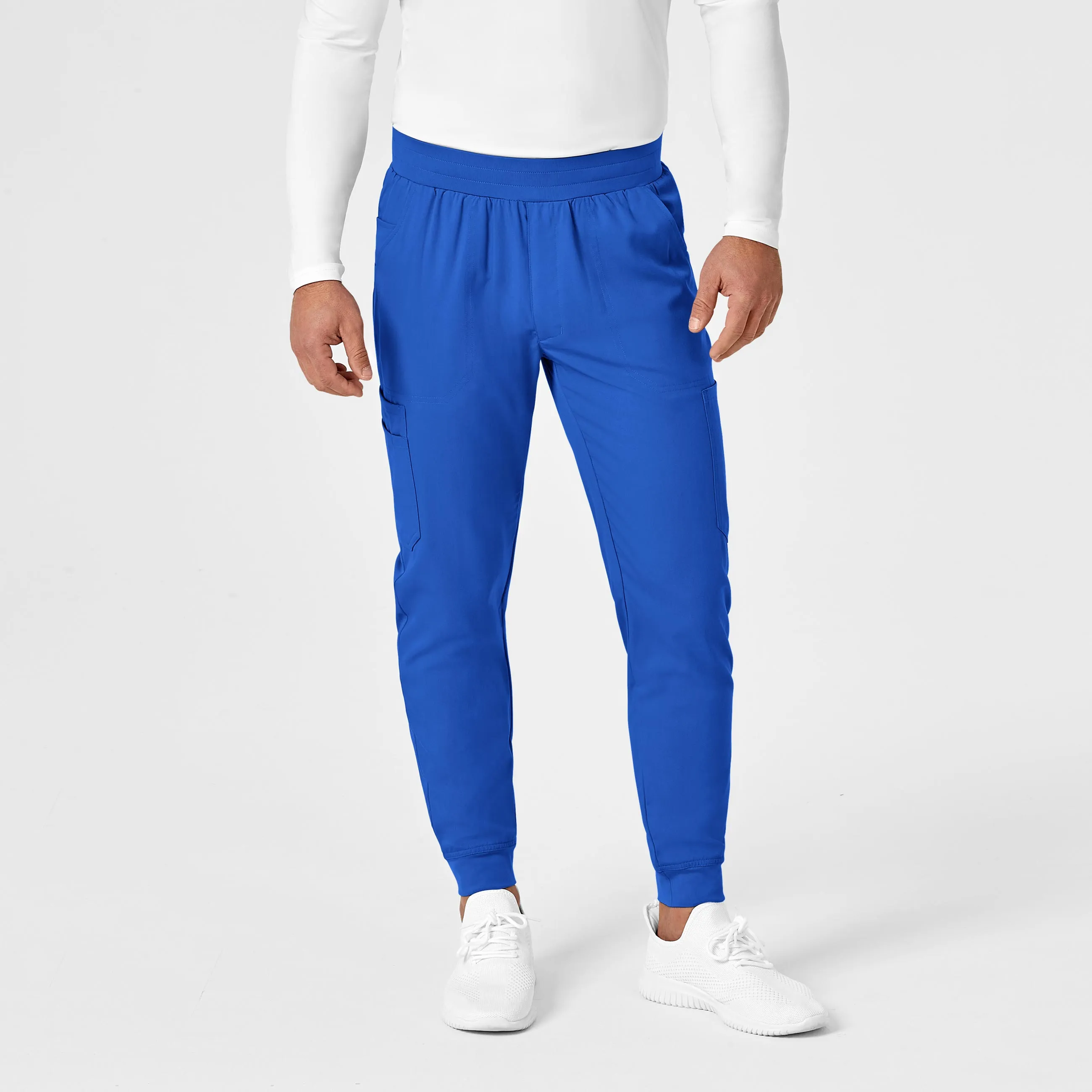 PRO Men's Cargo Jogger Scrub Pant - Royal