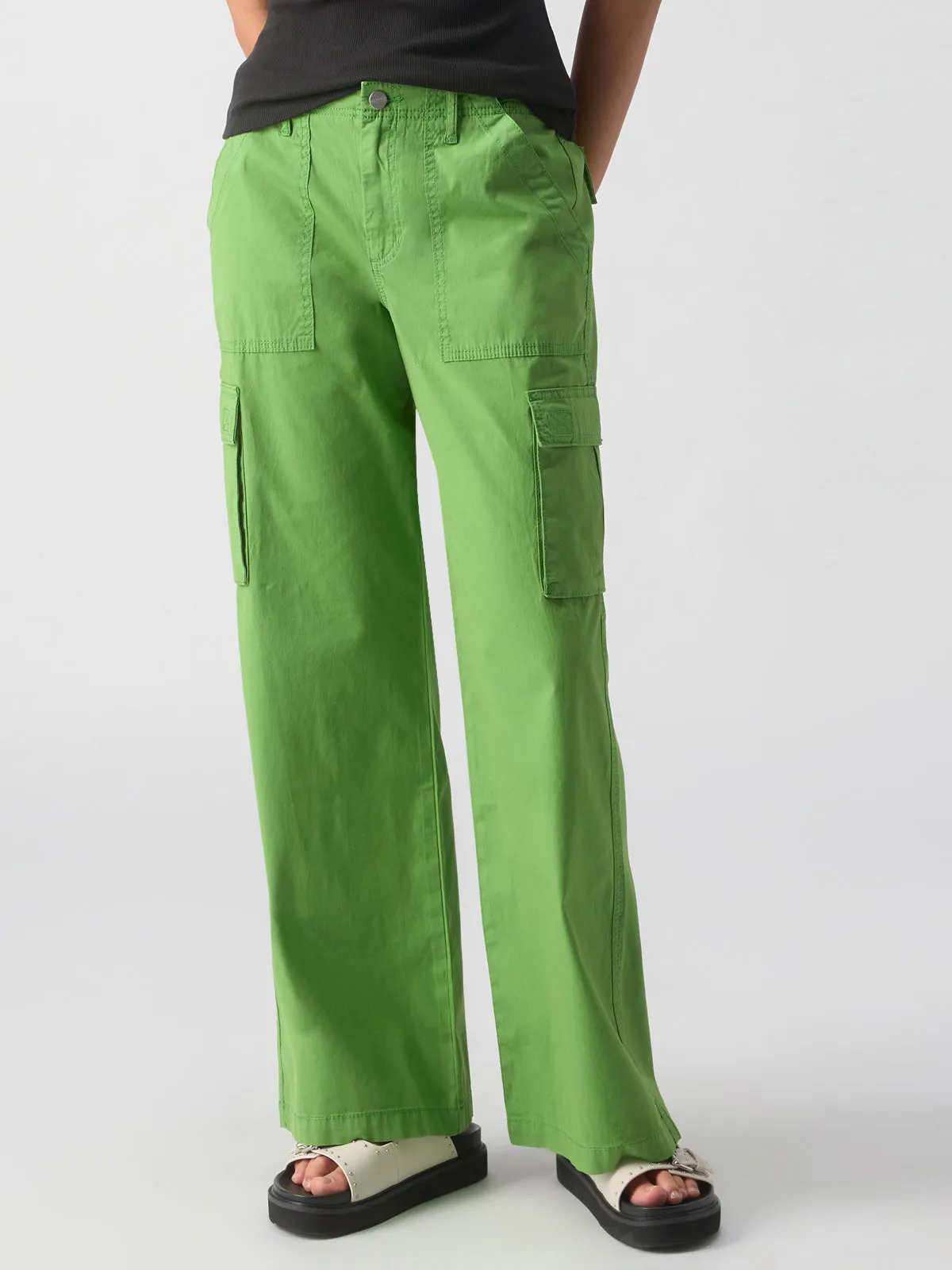 Reissue Cargo Standard Rise Pant Washed Chlorophyl