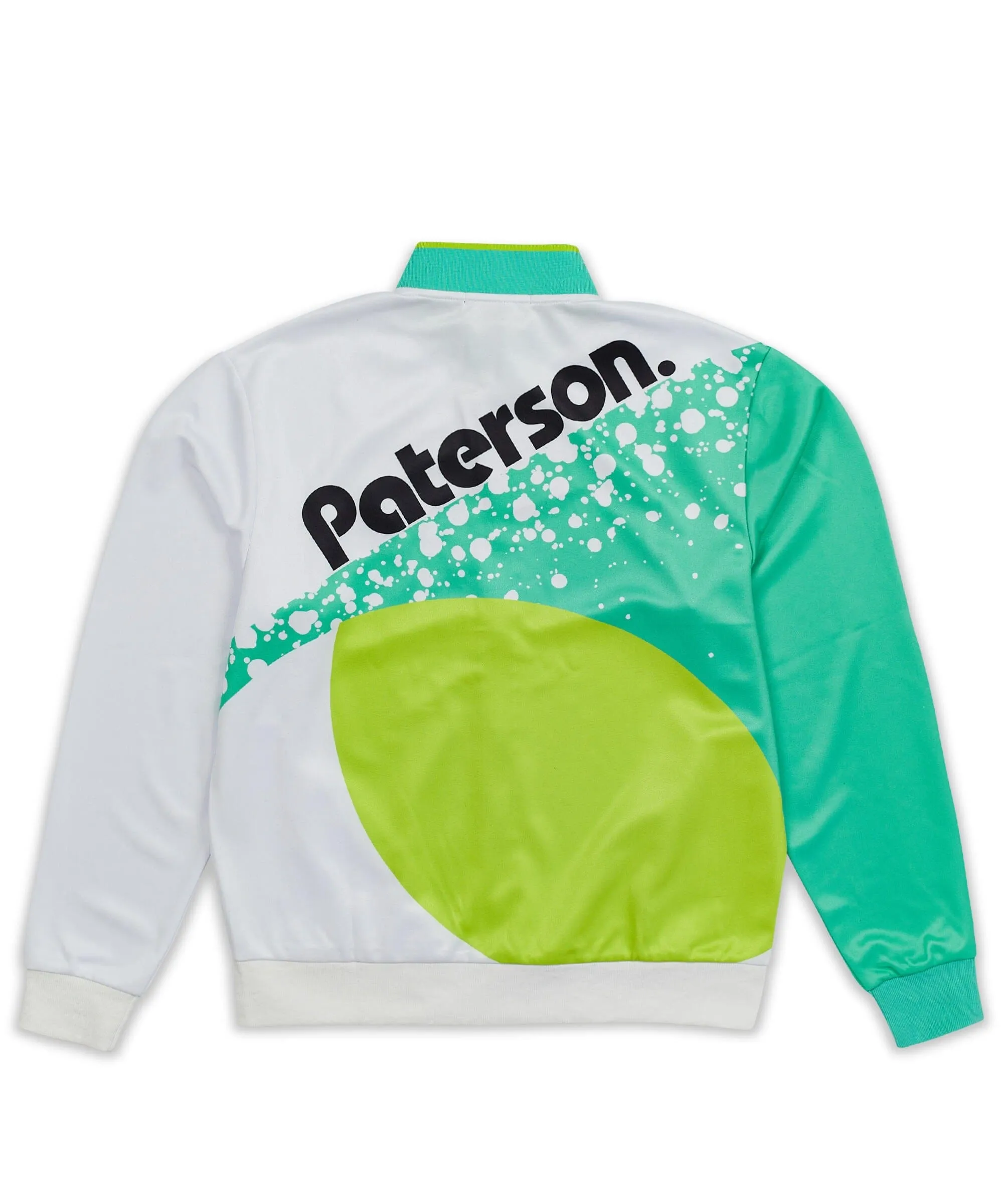 Mens White/Neon Roddick Track Jacket - Stylish and Lightweight