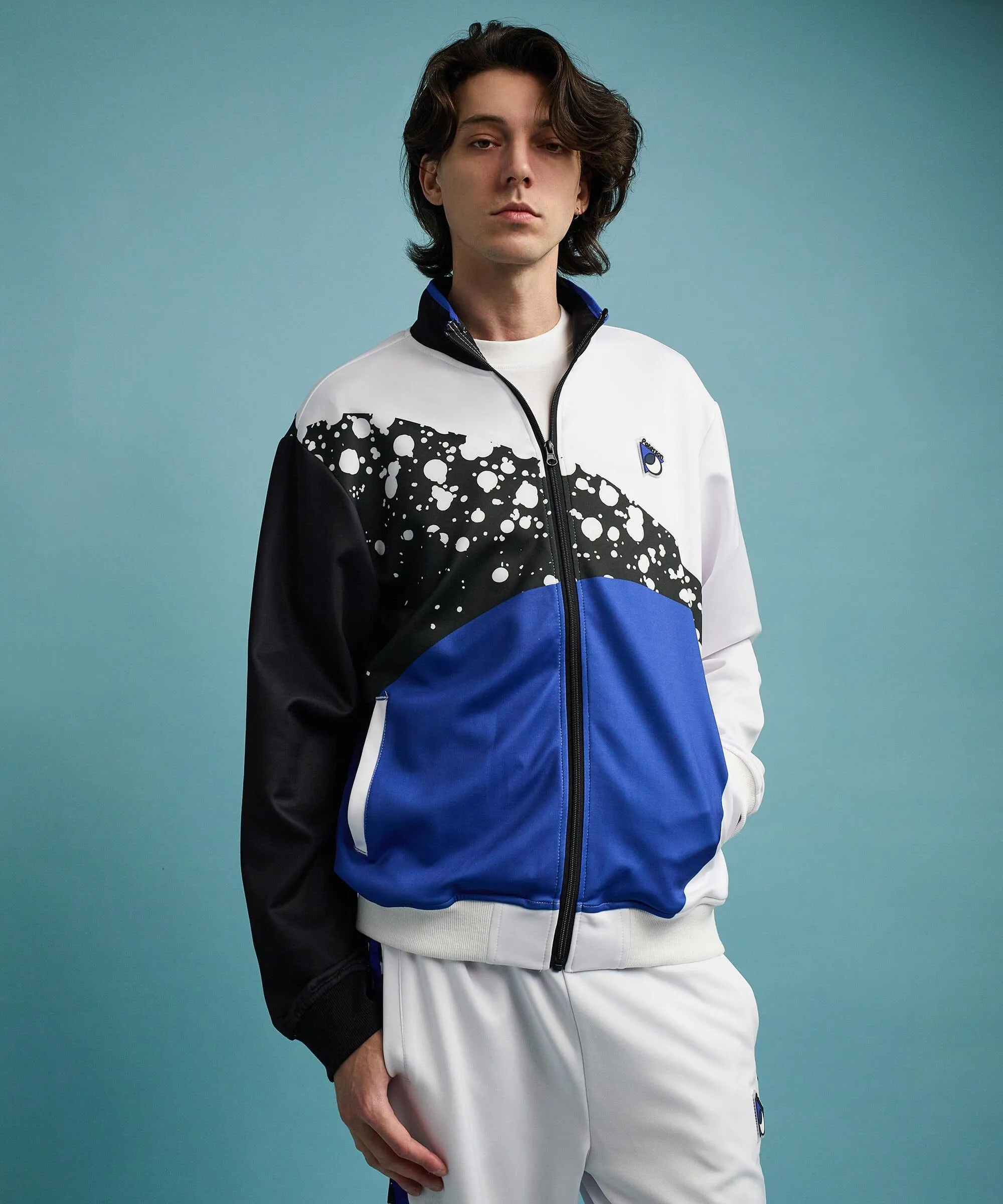 Roddick Track Jacket - White/Royal