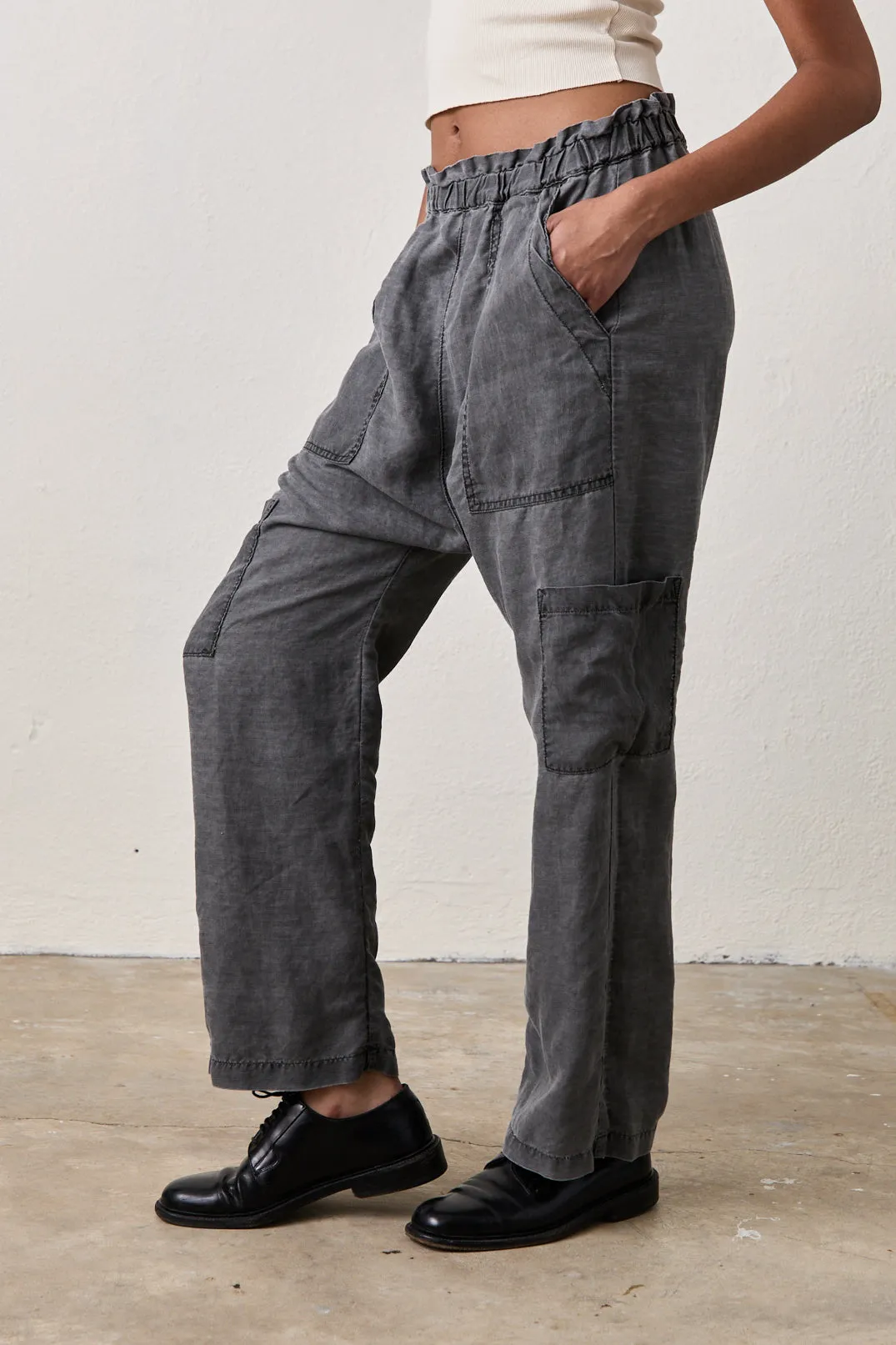 SHAILEY PANT / FADED BLACK