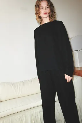 soft pant - black