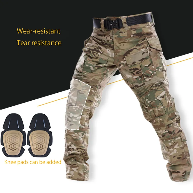 Tactical Pants Multi-Pockets Protective Outdoor Training Pants