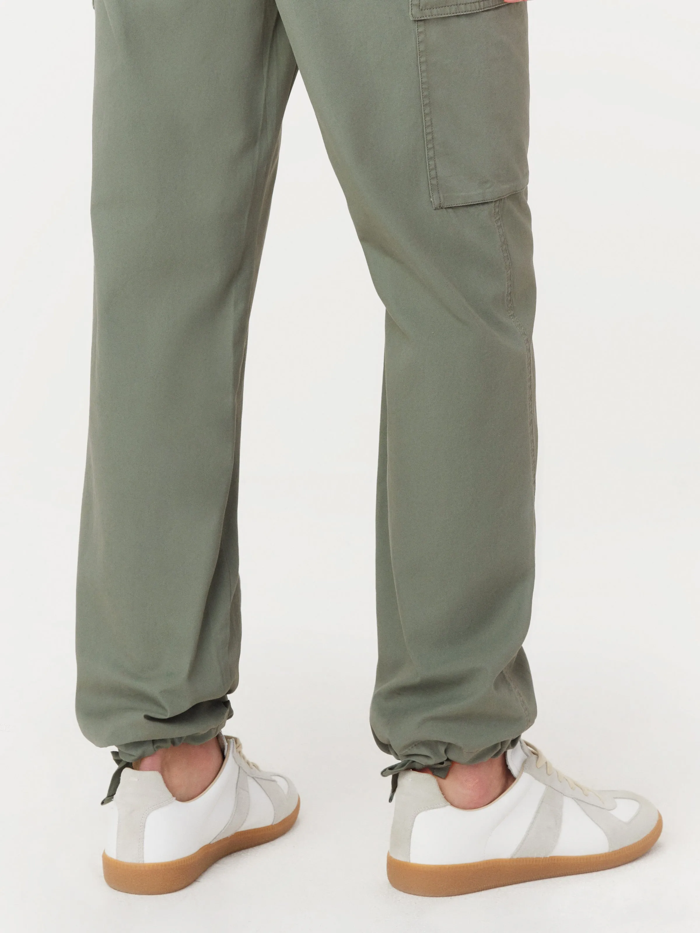 The Joey Straight Cargo Pant in Boreal Green