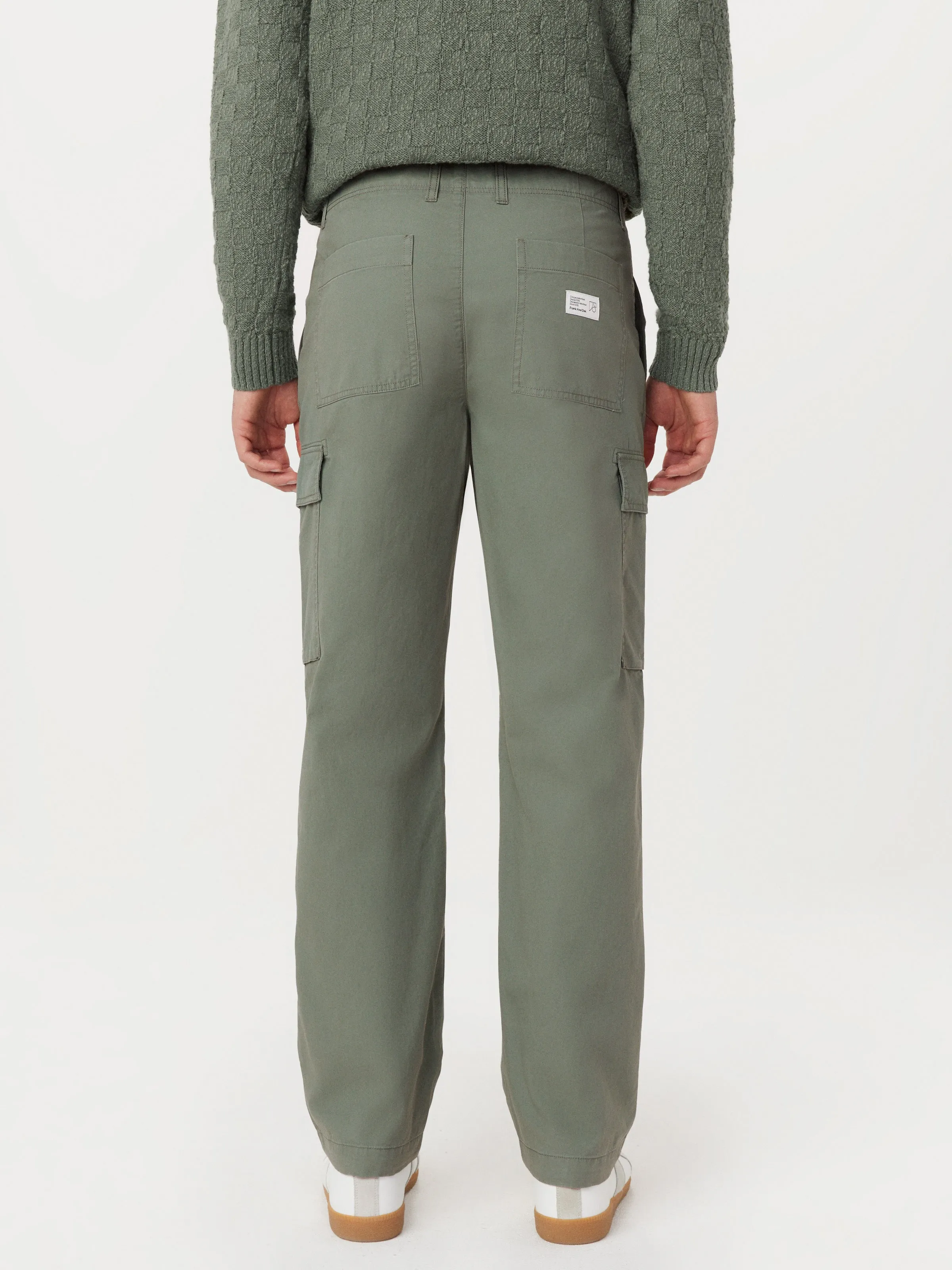 The Joey Straight Cargo Pant in Boreal Green