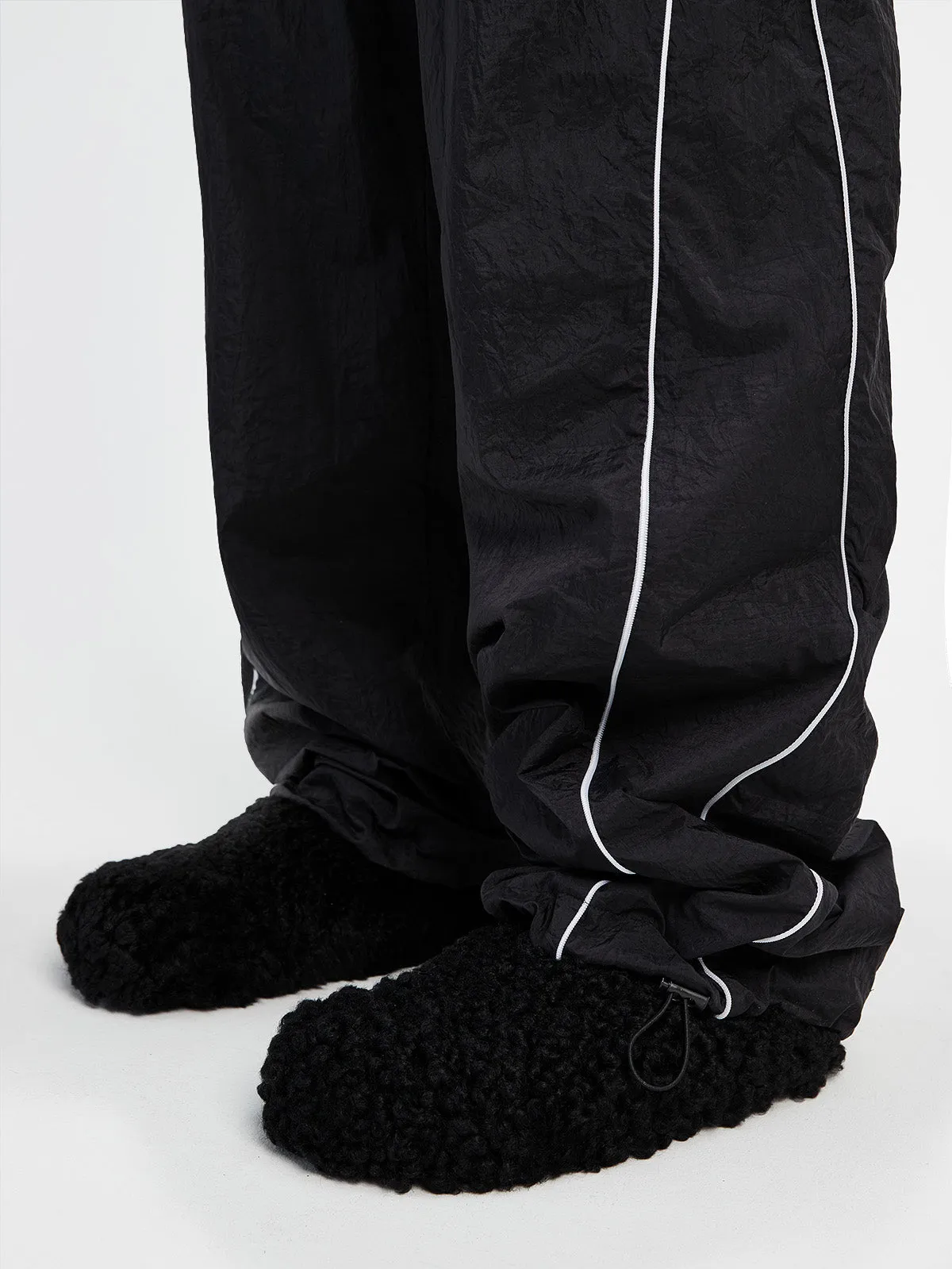 TRACK PANTS - BLACK