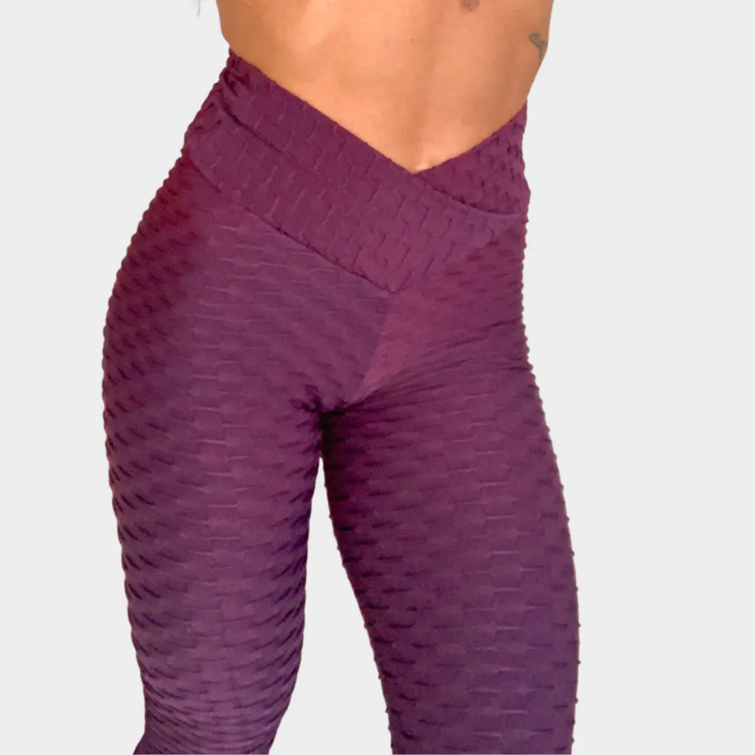 V-Cross Bubble Leggings