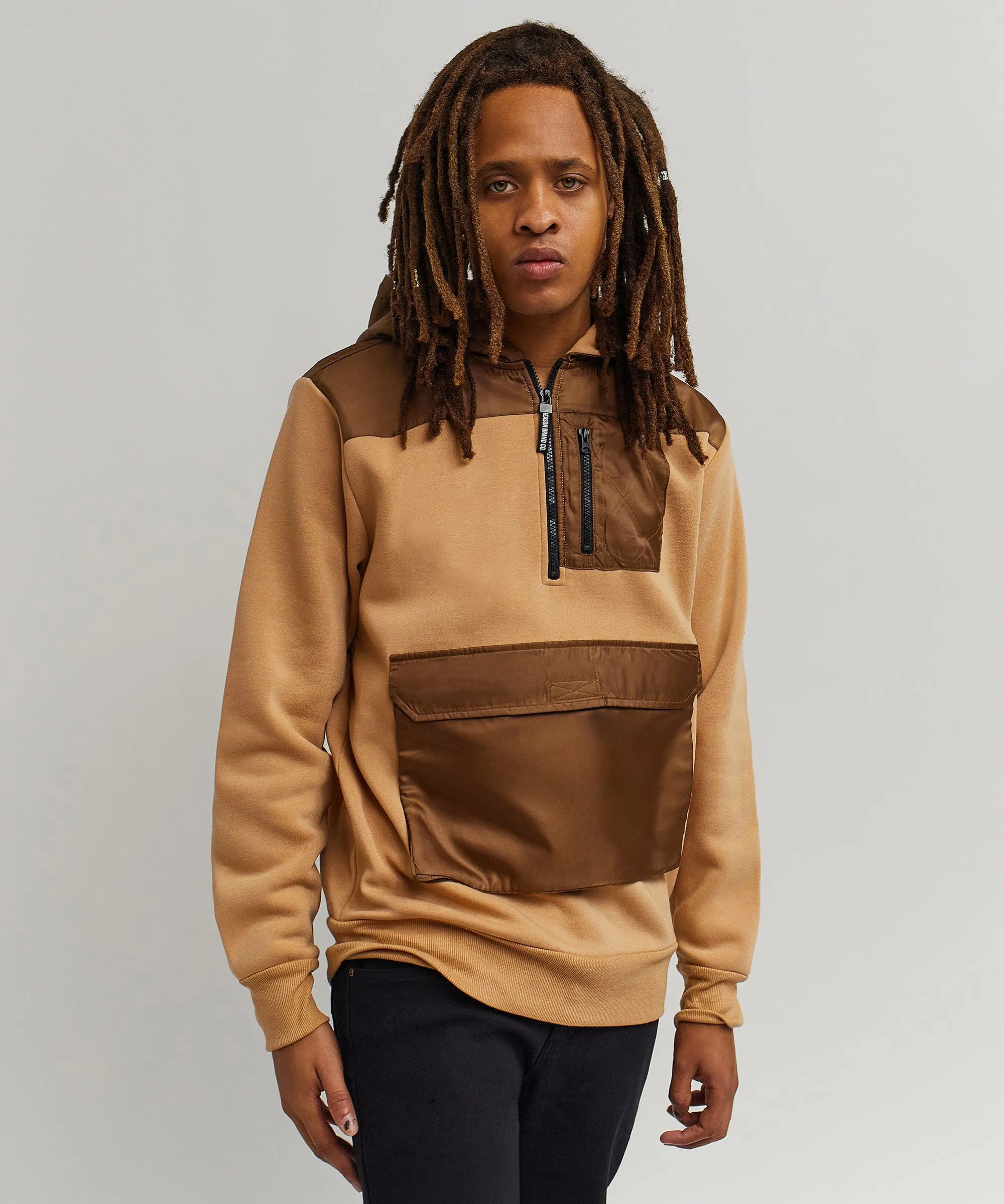 Wheaties Cargo Hoodie - Tan