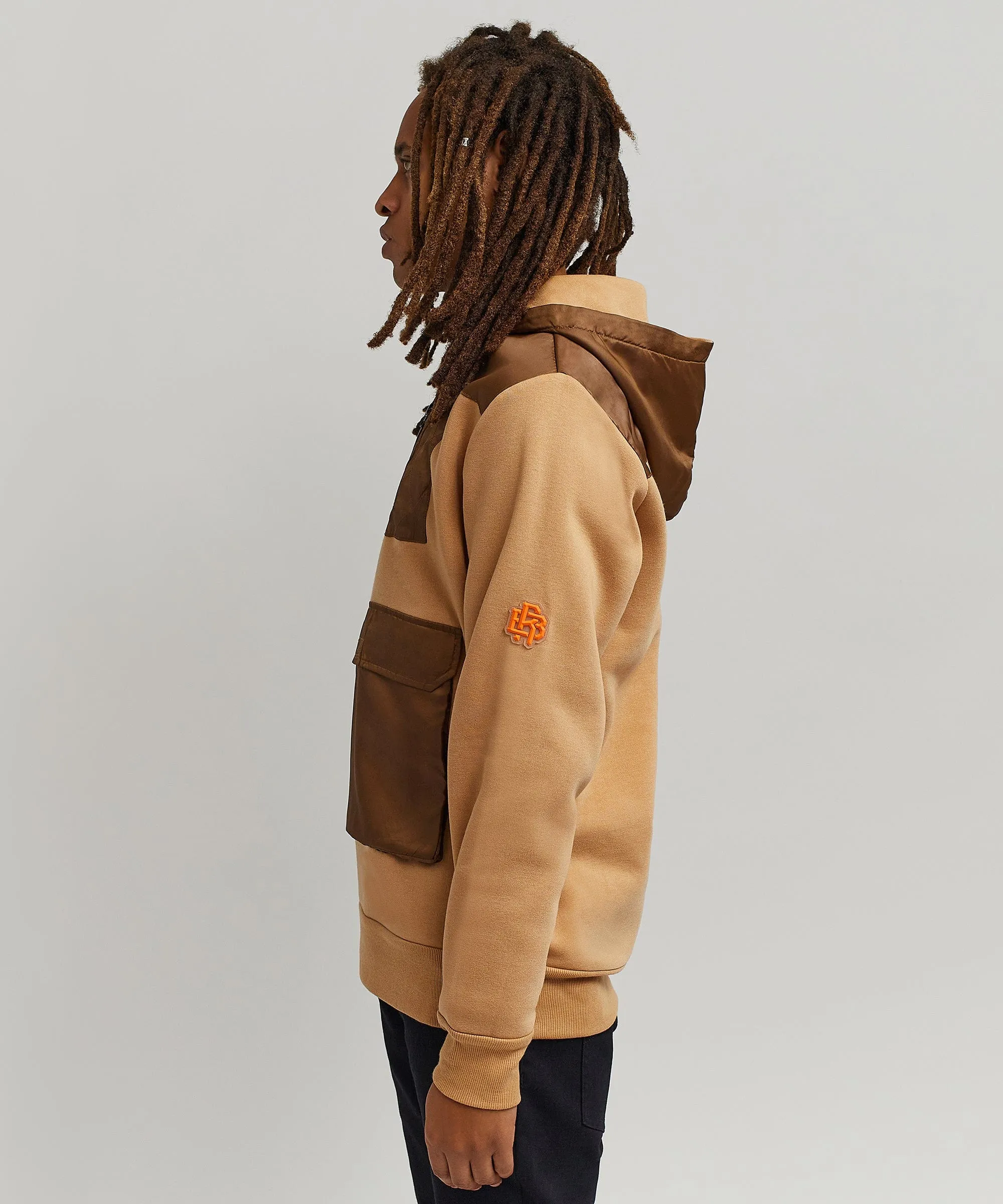 Wheaties Cargo Hoodie - Tan