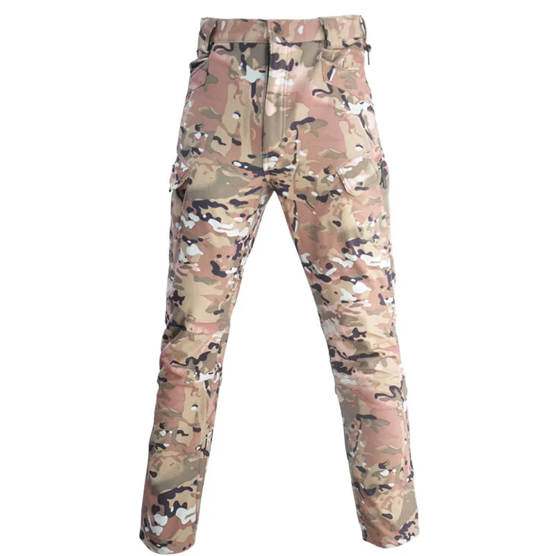 X7 Soft Shell Warming Pants Camouflage Tactical Pants