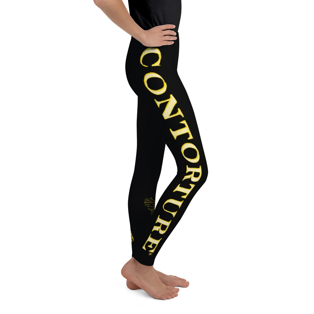 Youth CONTORTURE Leggings: Solid Gold